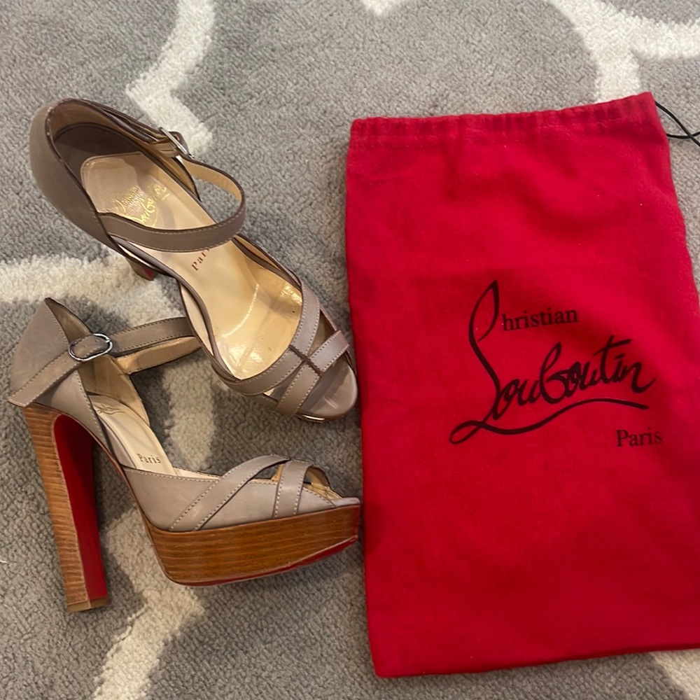 Authentic Christian Louboutin Platform Heels